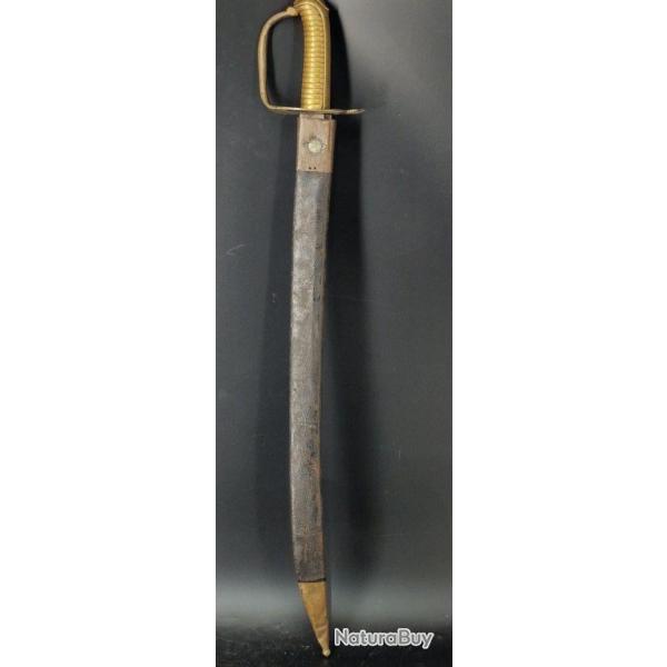 SABRE DE BORD DIT SARTINE MARINE MILITAIRE 1782 A L'EMPIRE - France Ancienne Monarchie Collection Fr