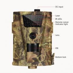 CAMÉRA DE SURVEILLANCE - DÉTECTEUR DE MOUVEMENT - 20MP - MODES PHOTO VIDÉO  - LIVRAISON GRATUITE