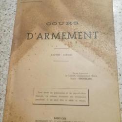 Cours d armements