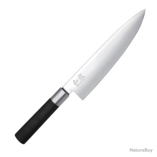 6715.C Couteau cuisine Kai Wasabi black inox 15 cm