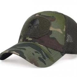Casquette Punisher Treillis Kaki