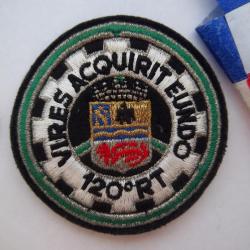 écusson 120 e régiment du train armée terre Française insigne tissu