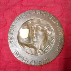 une médaille en bronze pour l industrie allemande pour 25 ans d ancienneté ww2