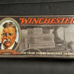 BOITE COLLECTOR MUNITIONS CARTOUCHES 30.30 WINCHESTER COMMEMORATIVE 150 YEARS ROOSEVELT 2008 limited