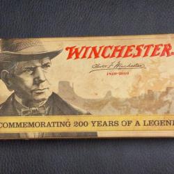 BOITE COLLECTOR MUNITIONS CARTOUCHES 30.30 WINCHESTER COMMEMORATIVE 200 YEARS OF A LEGEND OLIVER WIN