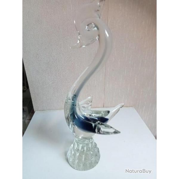 statuette en cristal hauteur 33 cm