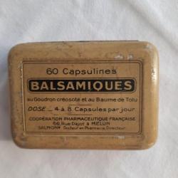 Ancienne boîte pharmaceutique tôle litographiée années 20