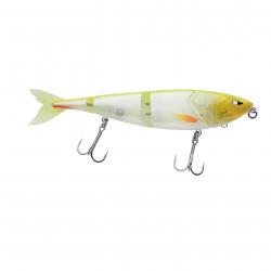 Poisson Nageur Berkley Zilla Swimmer 12cm White Chartreuse