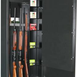 Armoire 12 armes avec lunettes un coffre intérieur et 5 étagères amovibles INFAC SAFE