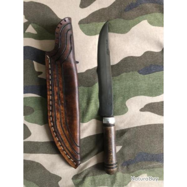 Couteau artisanal forg type coureur des bois trade knife