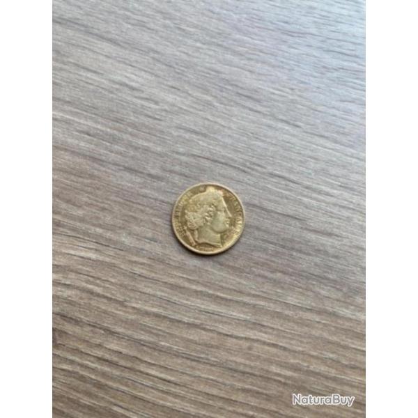 Pice 10 francs or CERES