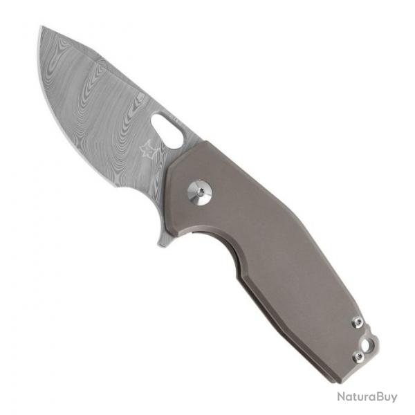 Couteau "Suru" titanium / damas [Fox Production]