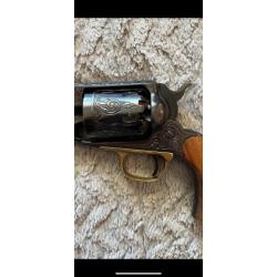 Remington 1858 santa Barbara tout gravé à la main calibre 44