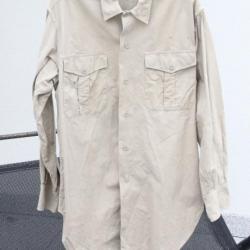 Chemise Militaire Française modèle 1948 proche modèle US ww2 Chino Militaria Guerre Indochine