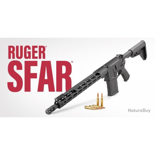 RUGER SFAR .308WIN 16.10" 41CM 1 CHARGEUR 10COUPS 5/8-24