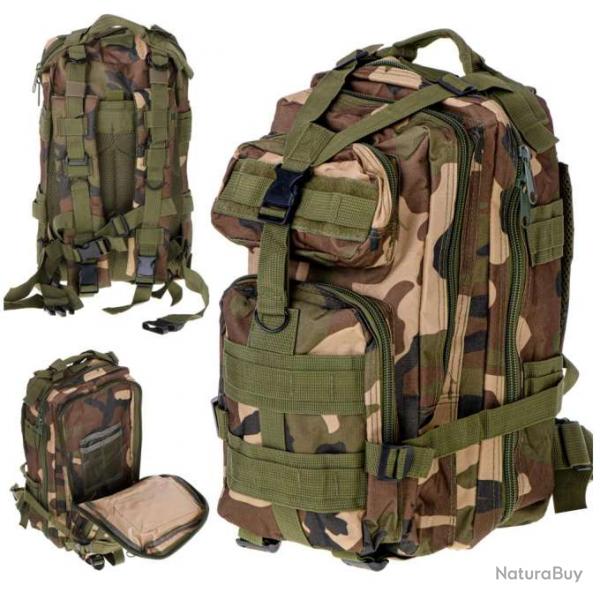 Sac a Dos  militaire camouflage Tactique 25l 45 cm x 22,5 cm x 21,5 cm