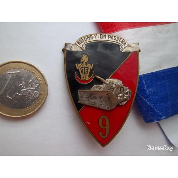 Insigne rgimentaire du 9e bataillon du gnie (1946-1962)