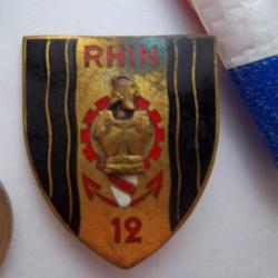 insigne collection militaire 12° bataillon du génie Drago