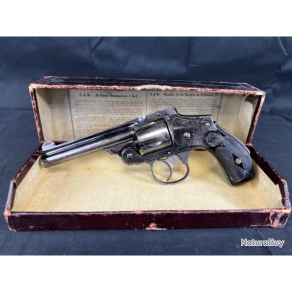 SMITH & WESSON HAMMERLESS cal 38 SW