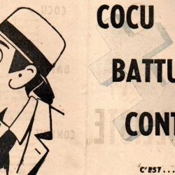 tract anti de gaulle cocu, battu , content le gaulliste vers 1943
