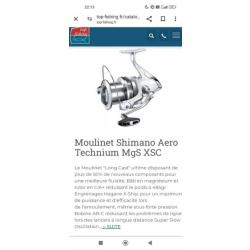 Shimano Aero technium MGS XSC