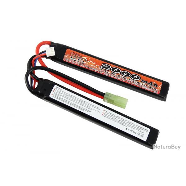 Batterie LiPo 7,4v Double 2000 mAh (VB Power)