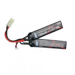 Batterie LiPo 7,4v Double 1300 mAh (ASG)