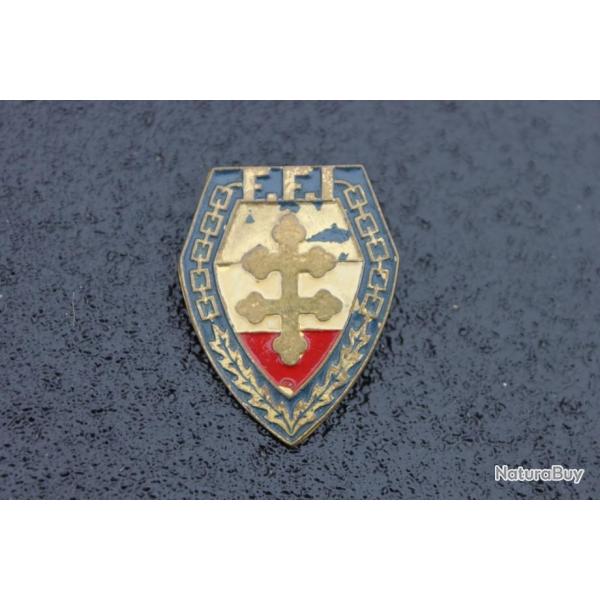 Insigne rgimentaire FFI 149e Rgiment d'Infanterie de Forteresse RIF - Militaria ww2 Maquis FTP