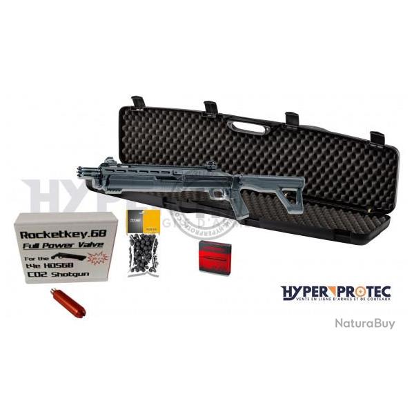 Pack Fusil  pompe de dfense T4E HDX 68 Full power