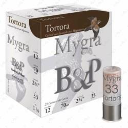 CARTOUCHES B&P MYGRA TORTORA CAL 12/70 33 GR BJ N°9 1/2