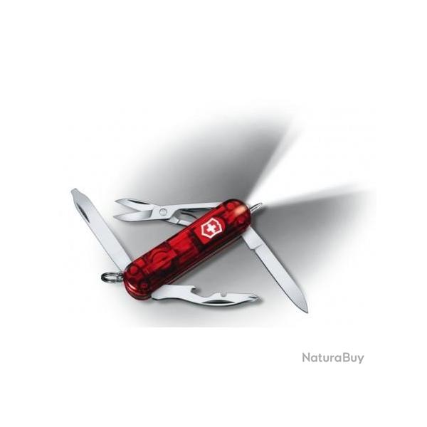 COUTEAU VICTORINOX MIDNITE MANAGER ROUGE TRANSLUCIDE 6366.T