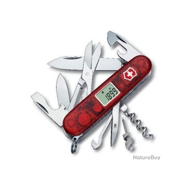 COUTEAU VICTORINOX TRAVEL RED TRANSLUCIDE 1.3705.AVT