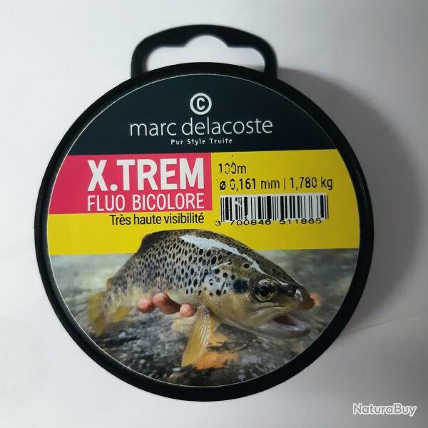 NYLON DELACOSTE X.TREL FLUO BICOLORE 150M 0.139 mm
