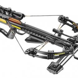 Pack arbalète EK-Archery guillotine M+ noir 185 lbs + lunette 4x32