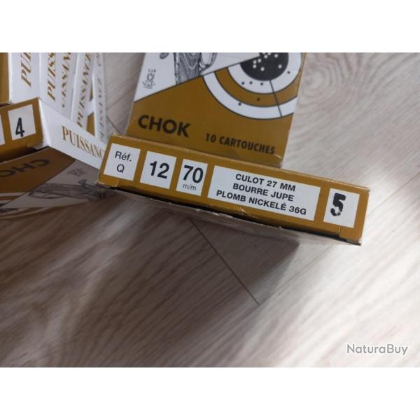 Cartouches 12/70 super chock