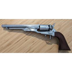 Colt 1860 ARMY Calibre 44 OLD SILVER avec 18 amorces 1075 plus