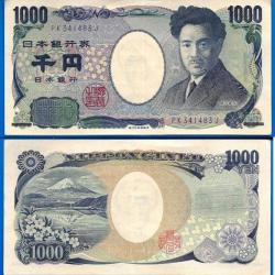Japon 1000 Yen 2004 Yens Billet Japan Mont Fuji