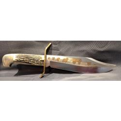 Très rare couteau commémoratif Bowie knife WESTERN USA 1836_1986 150th anniversary of Texas