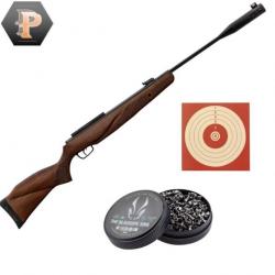 Gamo Hunter 1250 Grizzly pro cal. 5.5 mm 45J + plombs + cibles