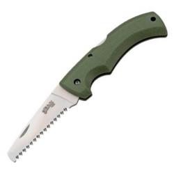 HE.55003 couteau scie de poche Herbertz vert inox