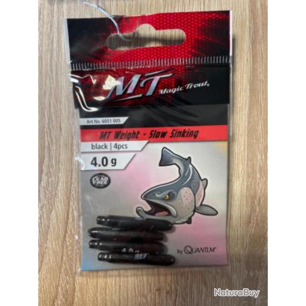 Plomb truite quantum magic trout MT weight-slow sinking 4g
