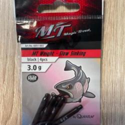 Plomb truite quantum magic trout MT weight-slow sinking 3g