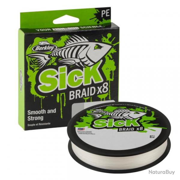 Tresse Berkley Sick Braid White 150m White 150m 0,14mm 16,5kg