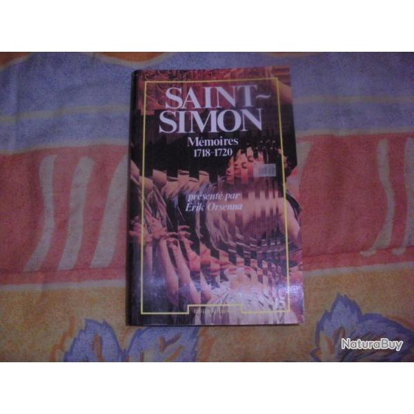 SAINT SIMON Memoires 1718-1720 present par Erik Orsenna tome 15