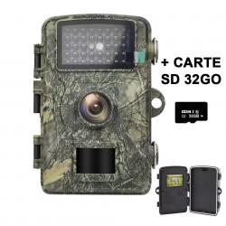 CAMÉRA DE CHASSE + CARTE SD 32Go OFFERTE - NORME IP66 - LIVRAISON GRATUITE