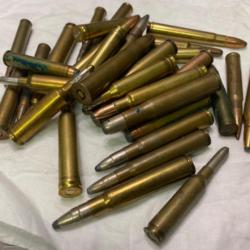 Lot de 32 munitions divers à 1 sans prix de réserve !