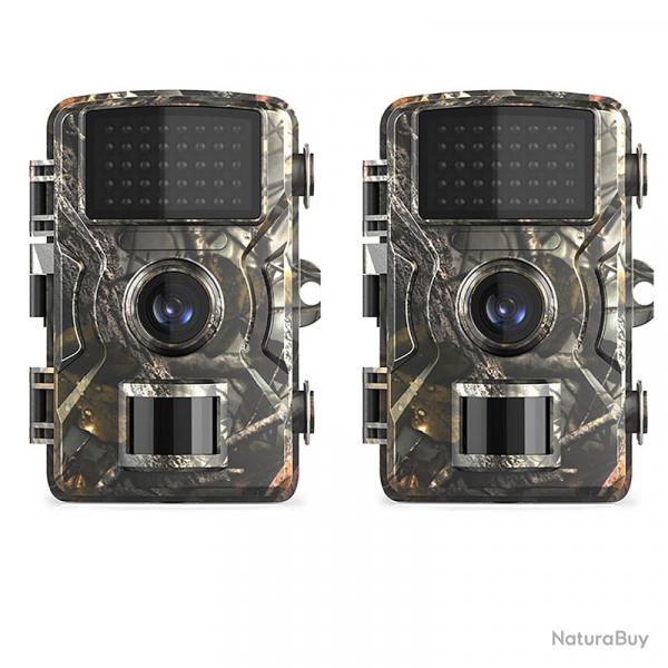 2 CAMRAS DE CHASSE - CRAN TFT INTERNE - TANCHE IP66 - LIVRAISON GRATUITE