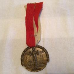 ANTIQUITÉ 1863-1913 médaille en bronze