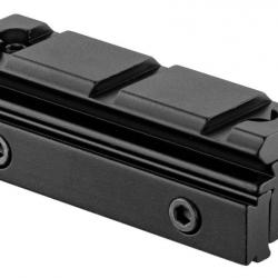 Rail adaptateur 11mm vers 20mm 3 slots-RAIL BO ADAPTATEUR 11MM VERS 20MM 3 SLOTS