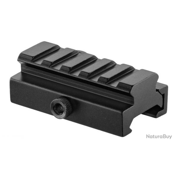 Rhausse rail Picatinny QD 5 slots-RAIL BO REHAUSSE PICATINNY QD 5 SLOTS